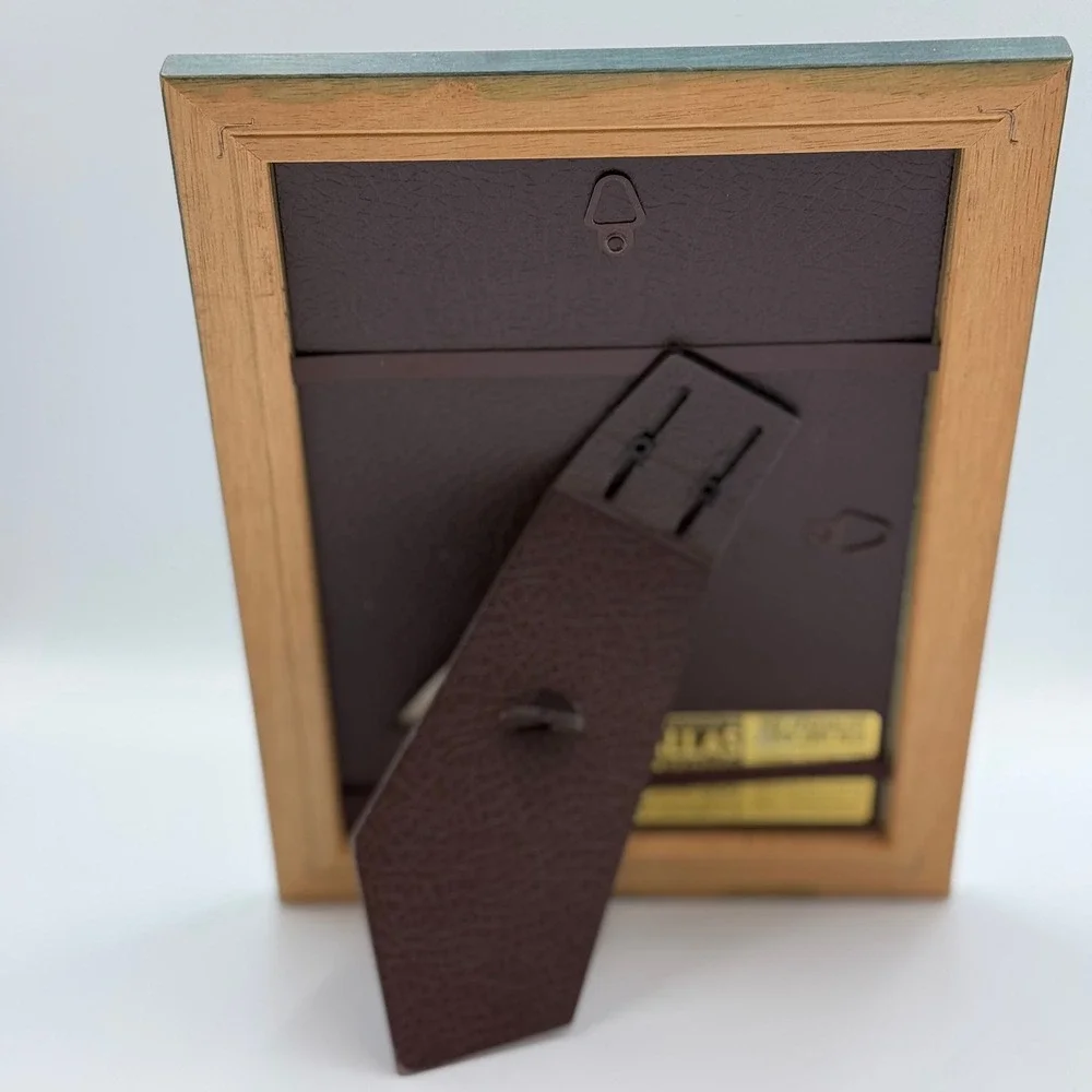 Flasche Dark Green Wood Picture Frame 13x18cm 5x7 Tabletop Wall Mount German